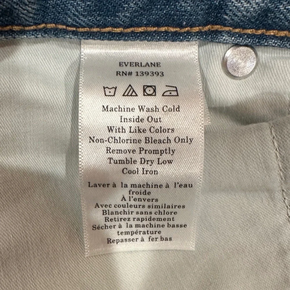 Everlane The Slouch‎ Bootcut Jean Medium Wash Blue Denim Pants Size 30 Regular
